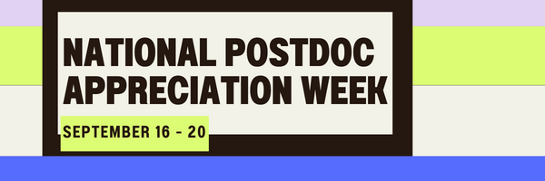 National Postdoc Appreciation Week Logo